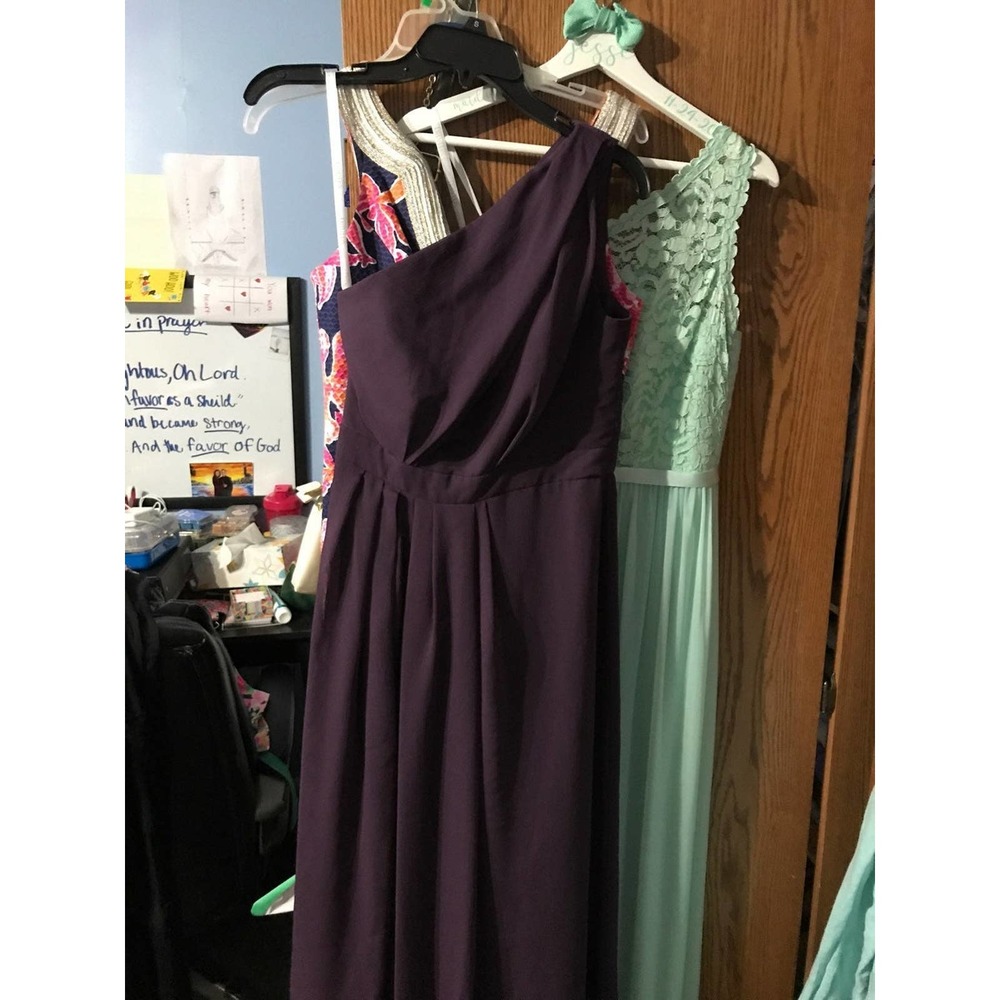 David’s Bridal Bridesmaids‎ Dress Plum